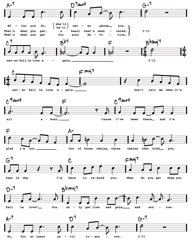 Sheet Music